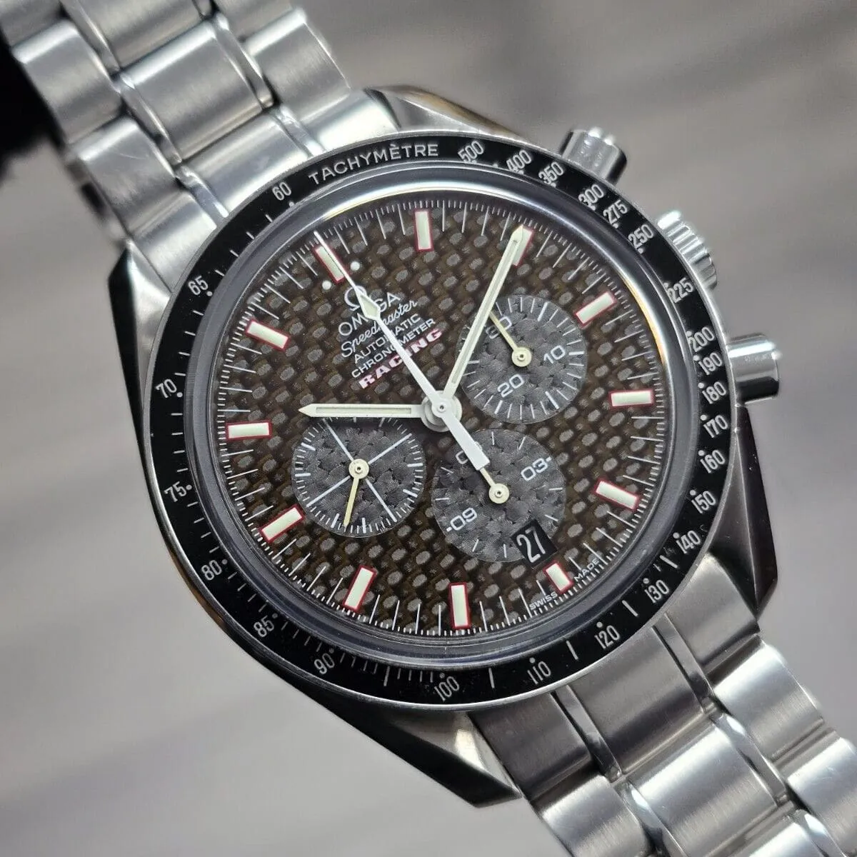 Omega Speedmaster Racing 3552.59.00 42mm Stainless steel Black