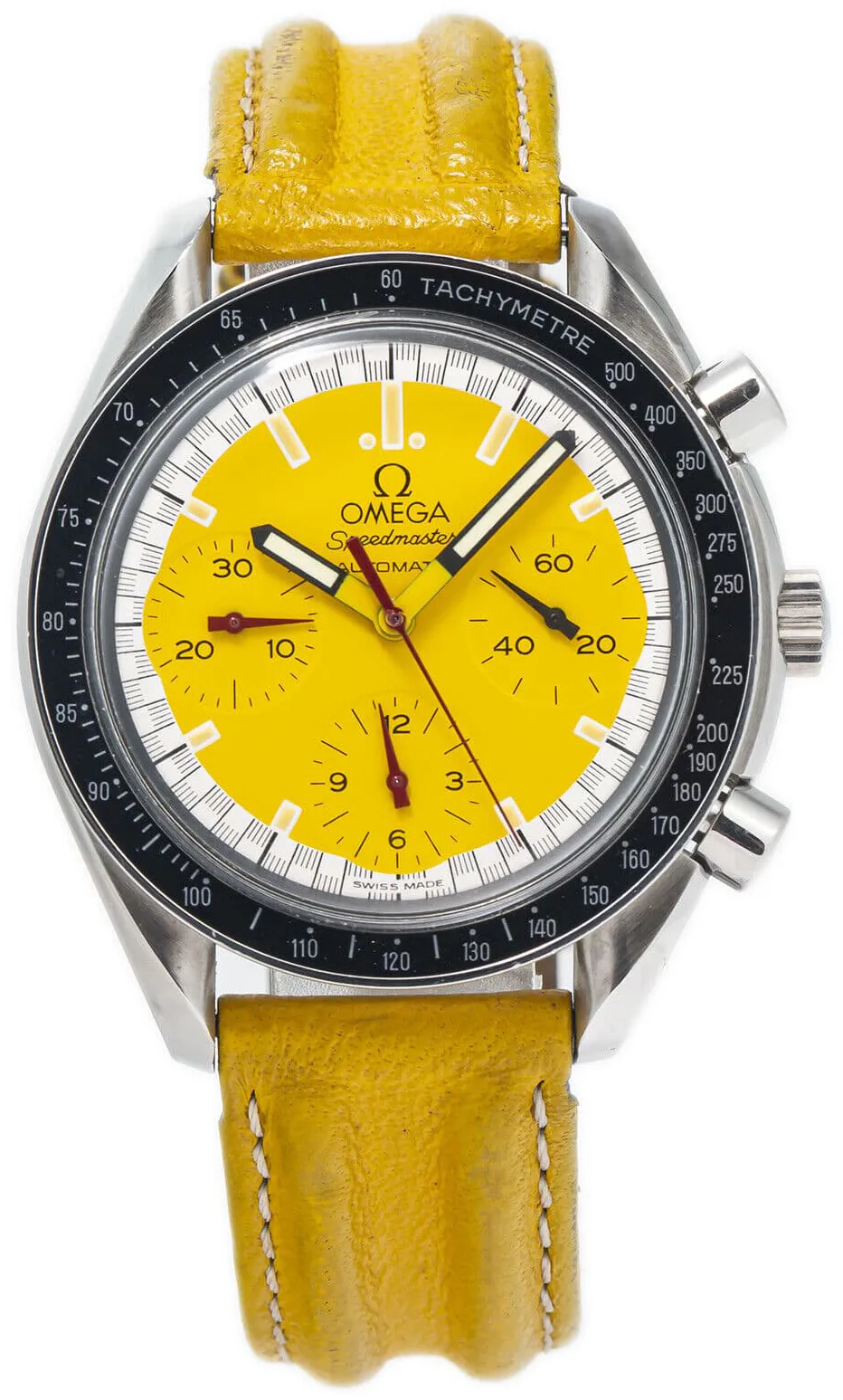 Omega Speedmaster Reduced 3810.12.40 39mm Steel Yellow