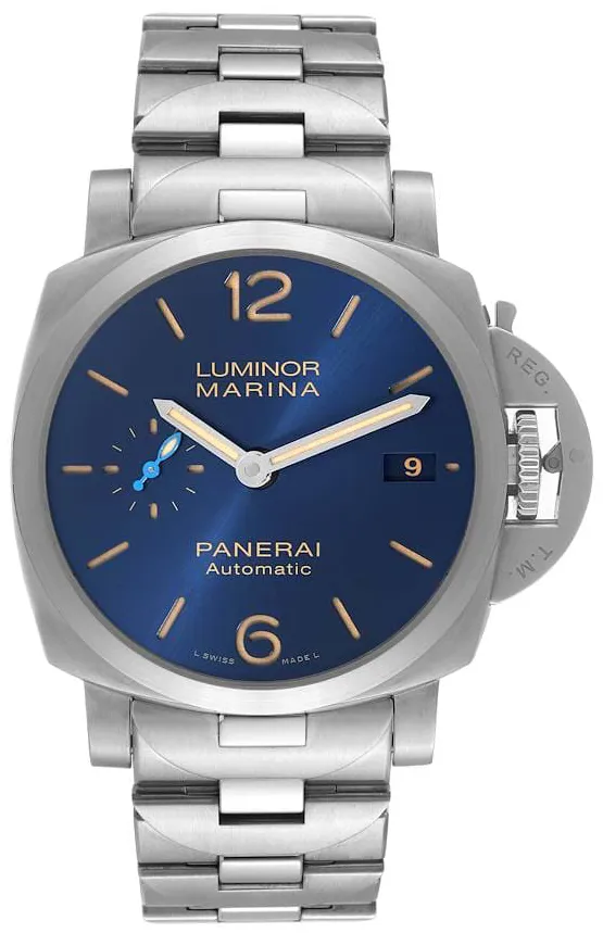 Panerai Luminor 1950 PAM 01028 42mm Stainless steel Blue