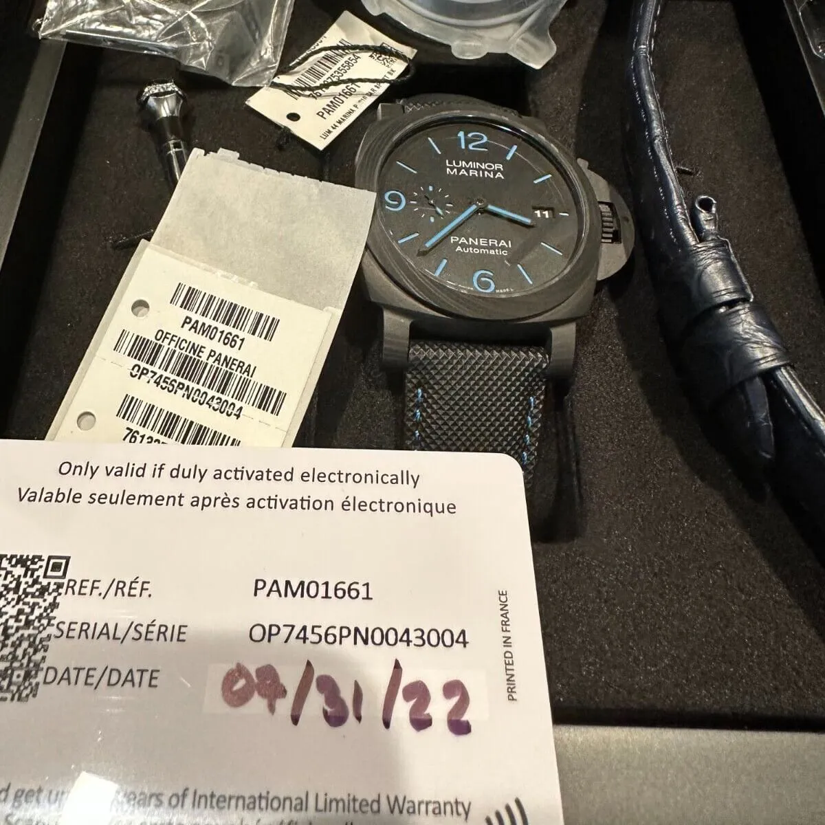 Panerai Luminor GMT Automatic PAM 01661 44mm Titanium Black 2