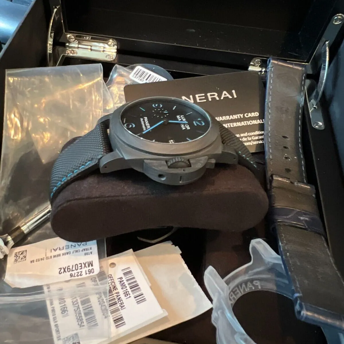 Panerai Luminor GMT Automatic PAM 01661 44mm Titanium Black 5