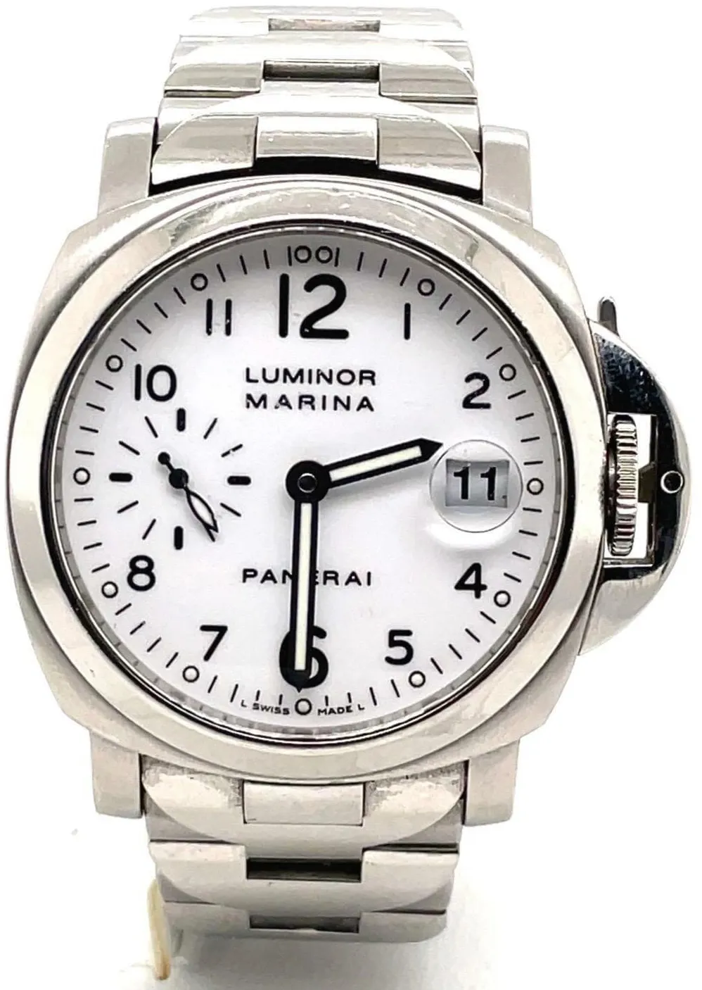 Panerai Luminor PAM 00051 40mm Stainless steel White