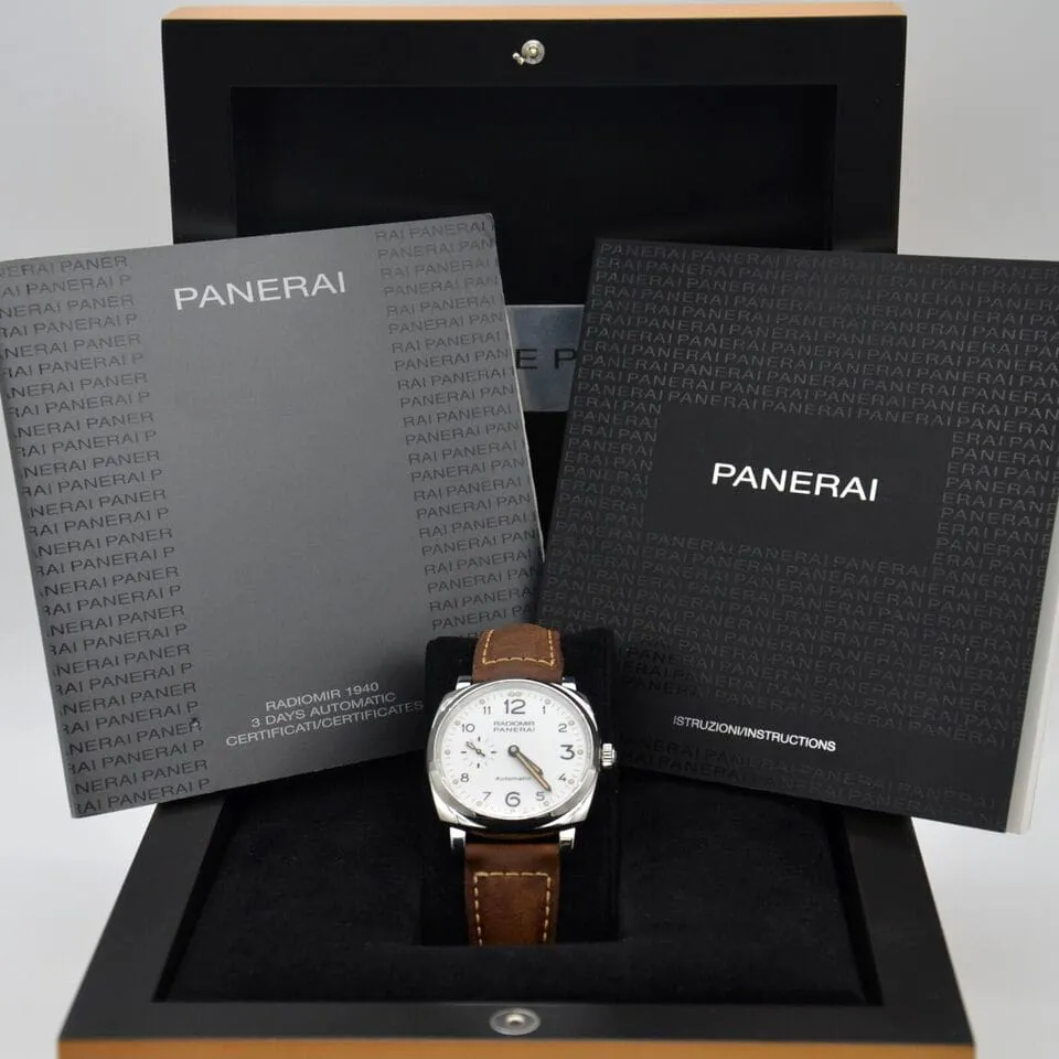 Panerai Radiomir 1940 PAM 00655 42mm Stainless steel White 3