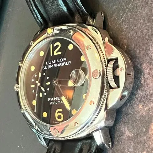 Panerai Submersible PAM 00024 44mm Stainless steel Black 3