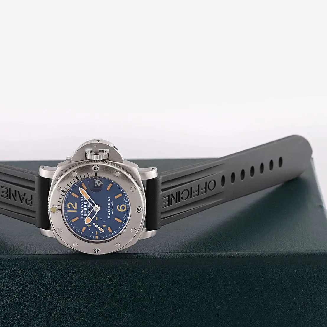 Panerai Submersible PAM 00087 44mm Stainless steel Blue 5