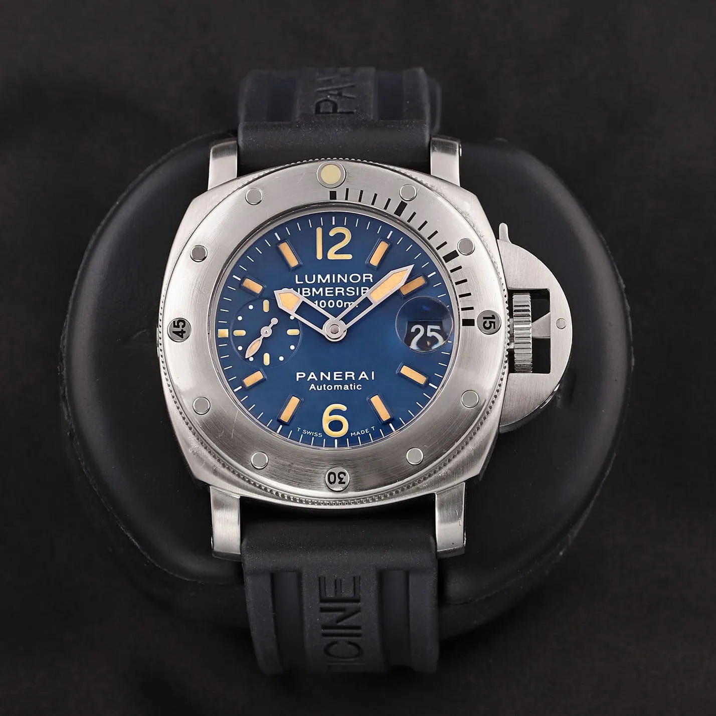 Panerai Submersible PAM 00087 44mm Stainless steel Blue