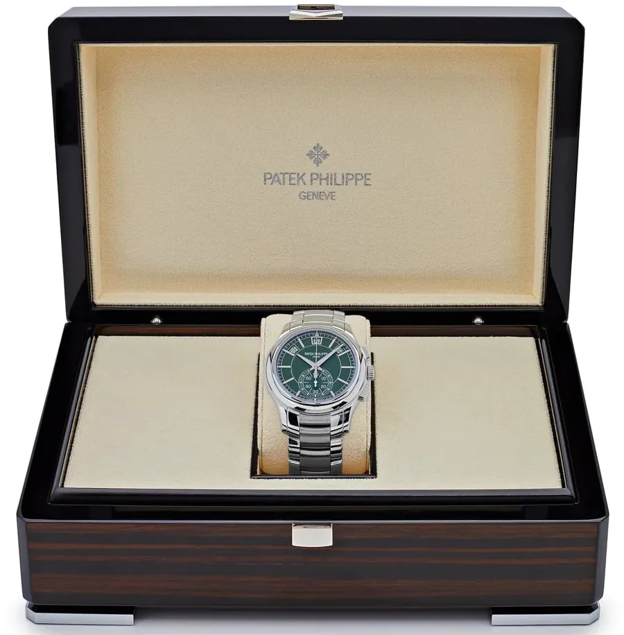 Patek Philippe Annual Calendar Chronograph 5905/1A-001 42mm Stainless steel Green