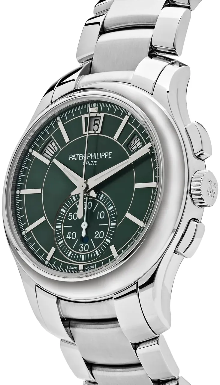 Patek Philippe Annual Calendar Chronograph 5905/1A-001 42mm Stainless steel Green 4