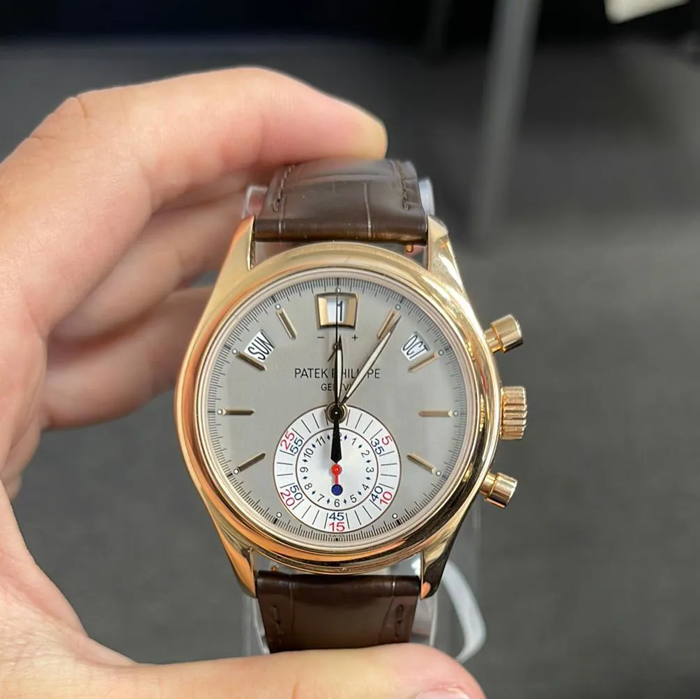 Patek Philippe Annual Calendar Chronograph 5960R-001 40.5mm Rose gold Gray