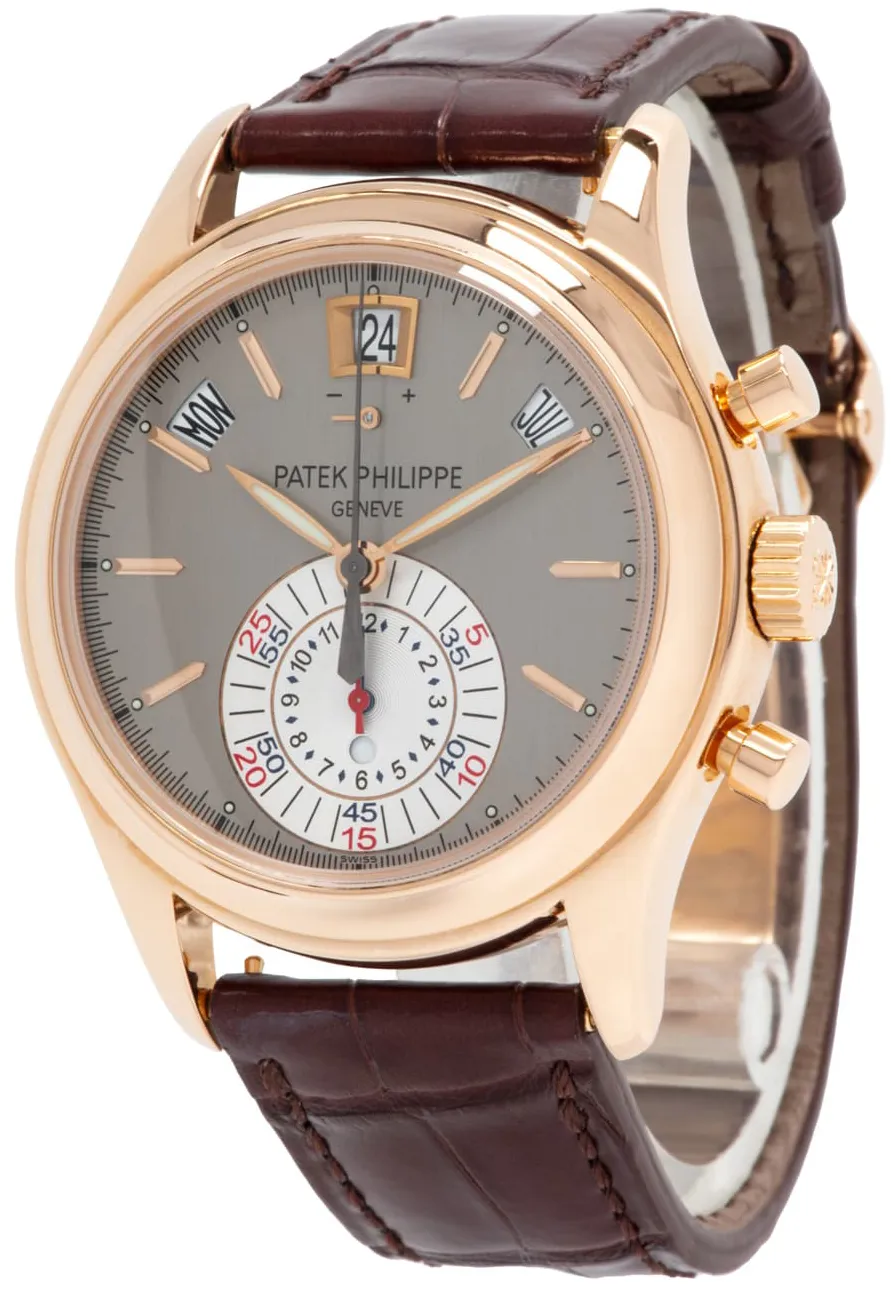 Patek Philippe Annual Calendar Chronograph 5960R-001 40.5mm Rose gold Gray