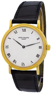 Patek Philippe Calatrava 3992j Yellow gold White