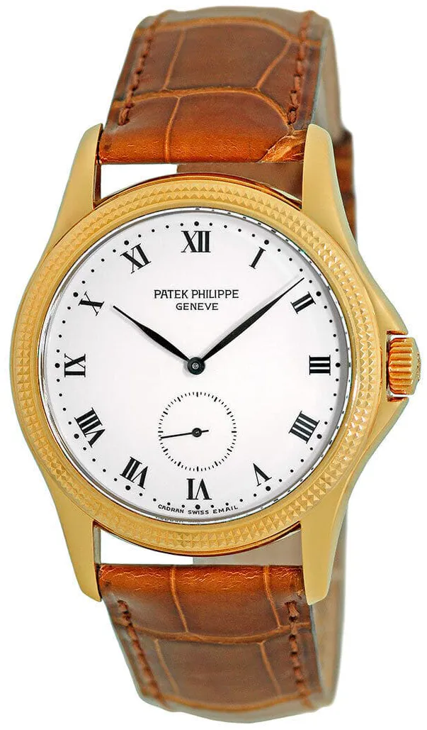 Patek Philippe Calatrava 5115J 35.5mm Yellow gold Cream