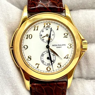 Patek Philippe Calatrava 5134J-001 Yellow gold White