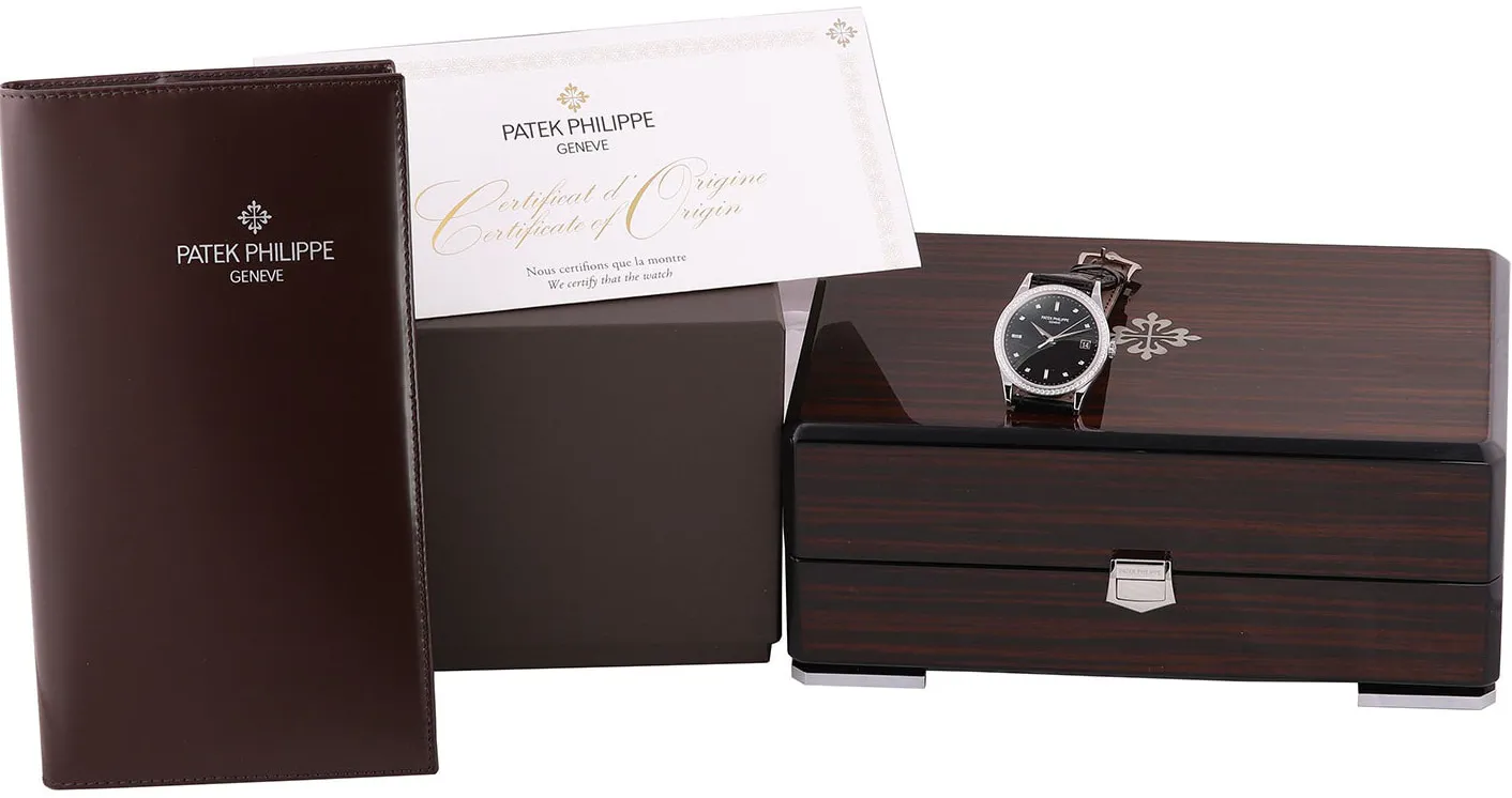 Patek Philippe Calatrava 5297G-001 38mm White gold Black 5