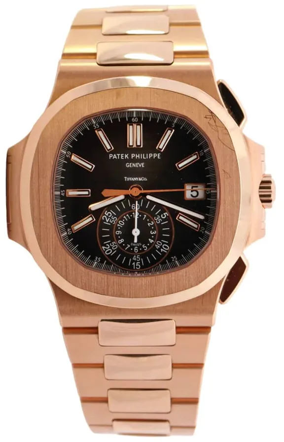 Patek Philippe Nautilus 5980/1R-001 40.5mm Rose gold Black