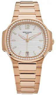 Patek Philippe Nautilus 7118/1200R-001 Rose gold Silver