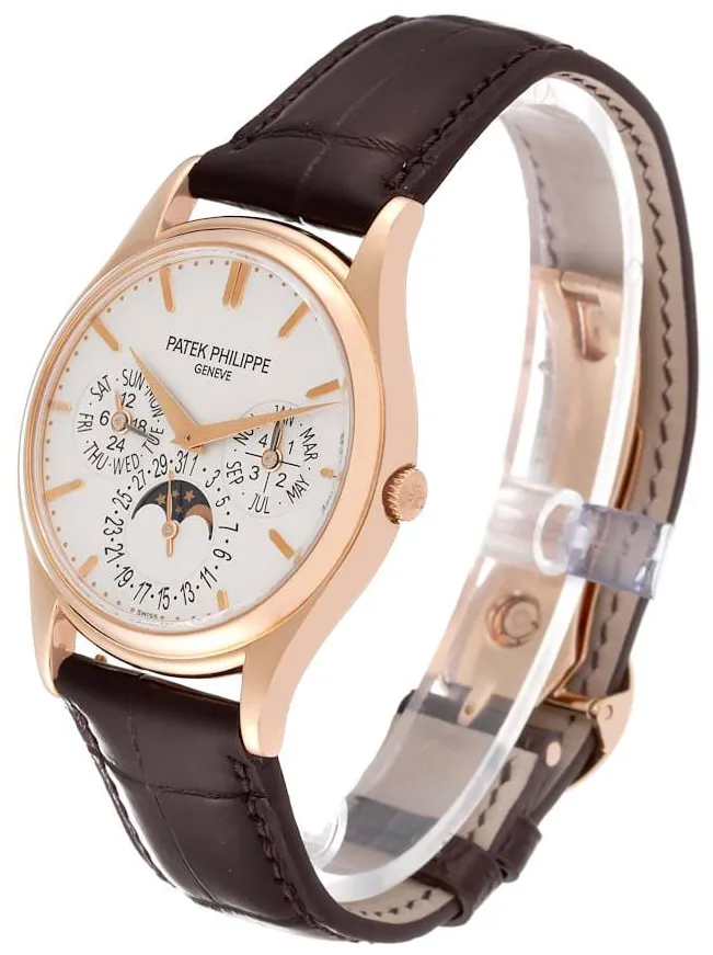 Patek Philippe Perpetual Calendar 5140R-011 37mm Rose gold Silver 1