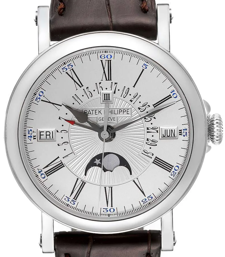 Patek Philippe Perpetual Calendar 5159G-001 38mm White gold Silver