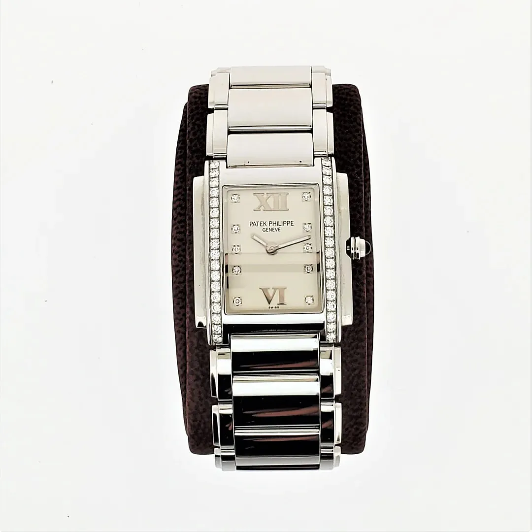 Patek Philippe Twenty~4 4910/10A-011 25.1mm Stainless steel White