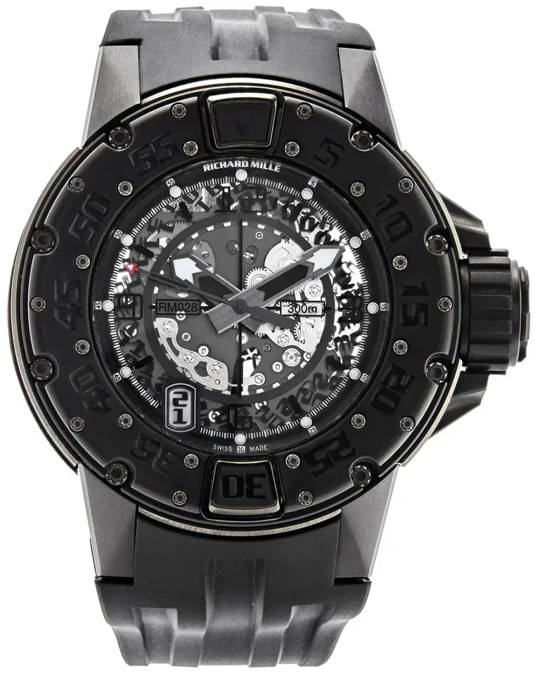 Richard Mille RM 028 RM 028 47mm Black DLC Skeletonized