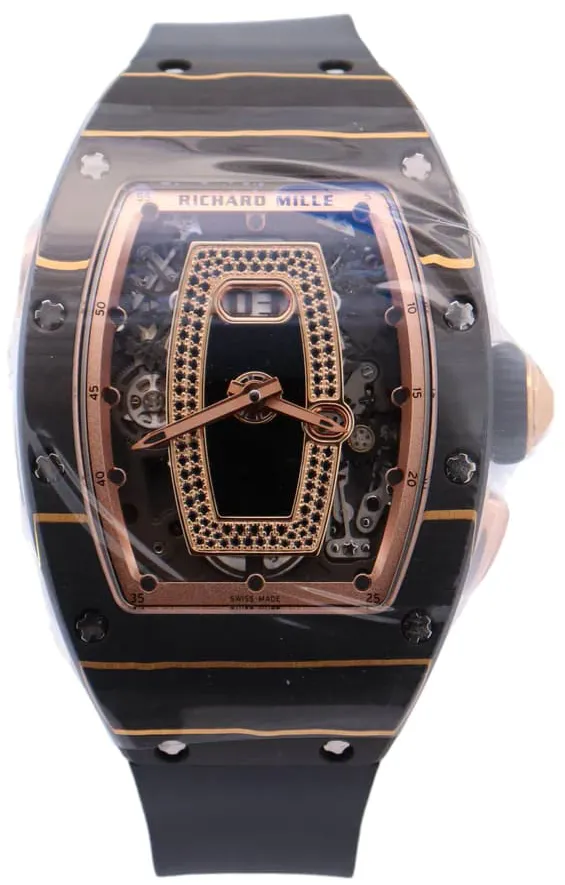 Richard Mille RM 037 RM 037 52.63mm Carbon fiber Skeletonized