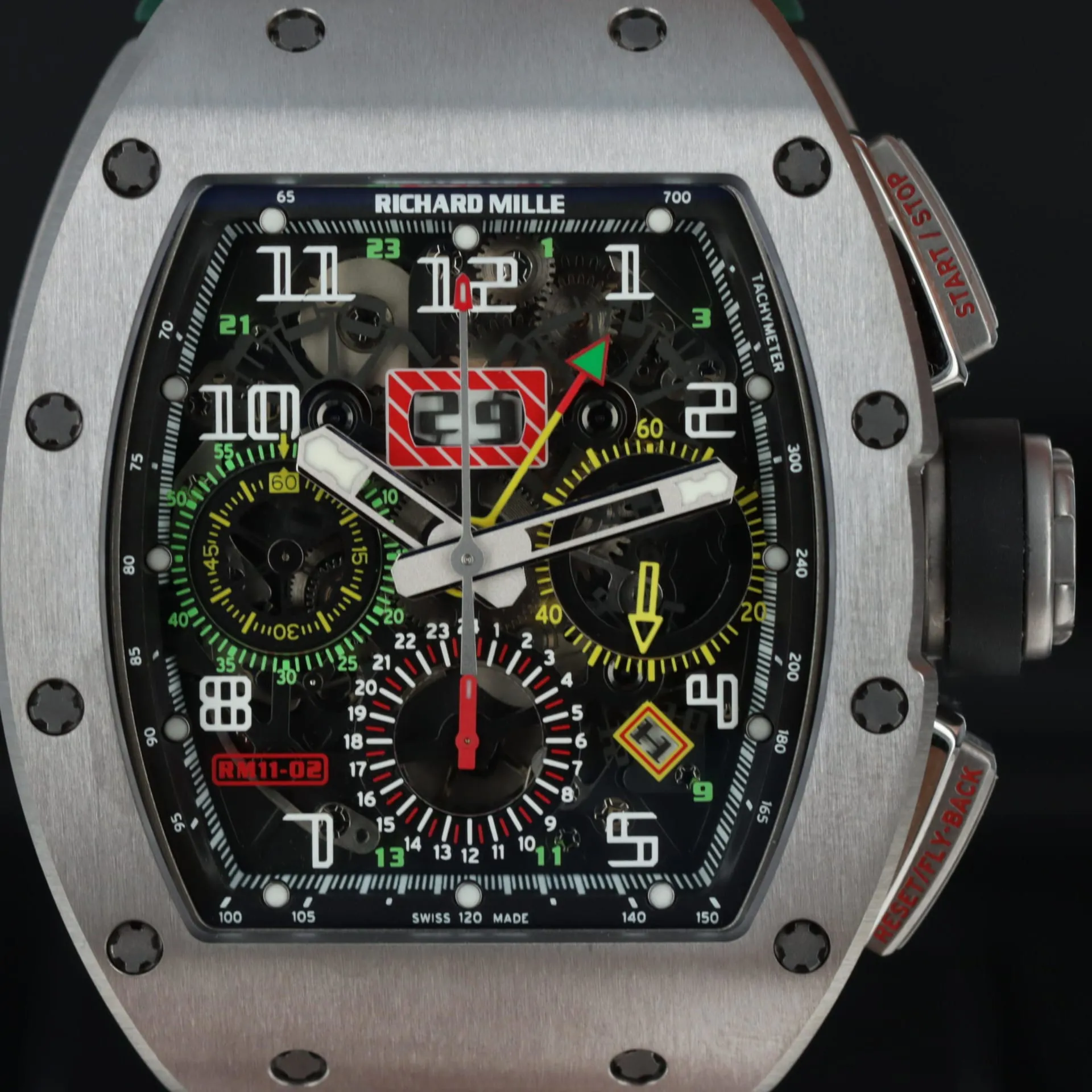 Richard Mille RM11-02 RM 11-02 50mm Titanium Skeletonized