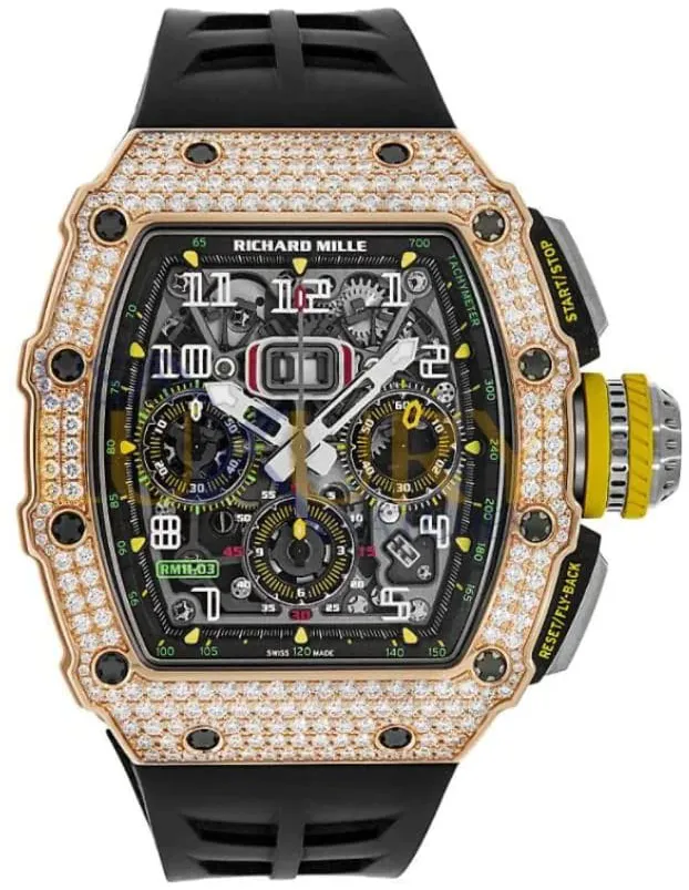 Richard Mille RM11-03 RM 11-03 44.5mm Rose gold Skeletonized