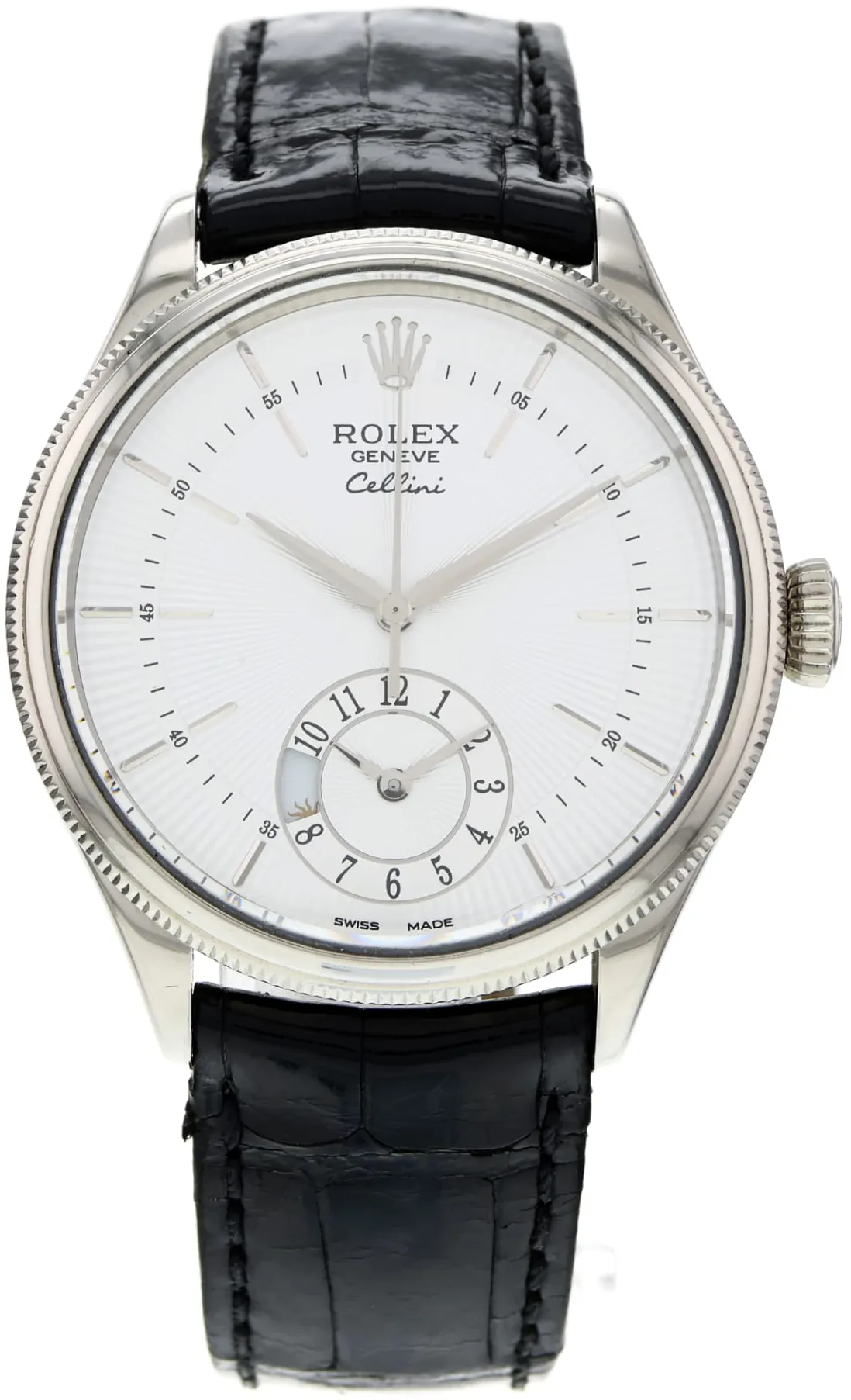 Rolex Cellini 50529-0006 39mm White gold Silver