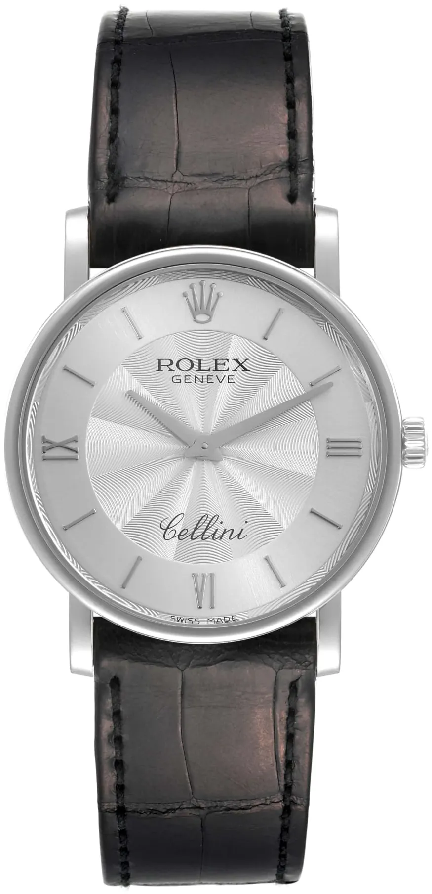 Rolex Cellini 5115 32mm Yellow gold Silver