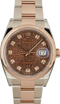 Rolex Datejust 126201 36mm Stainless steel Brown