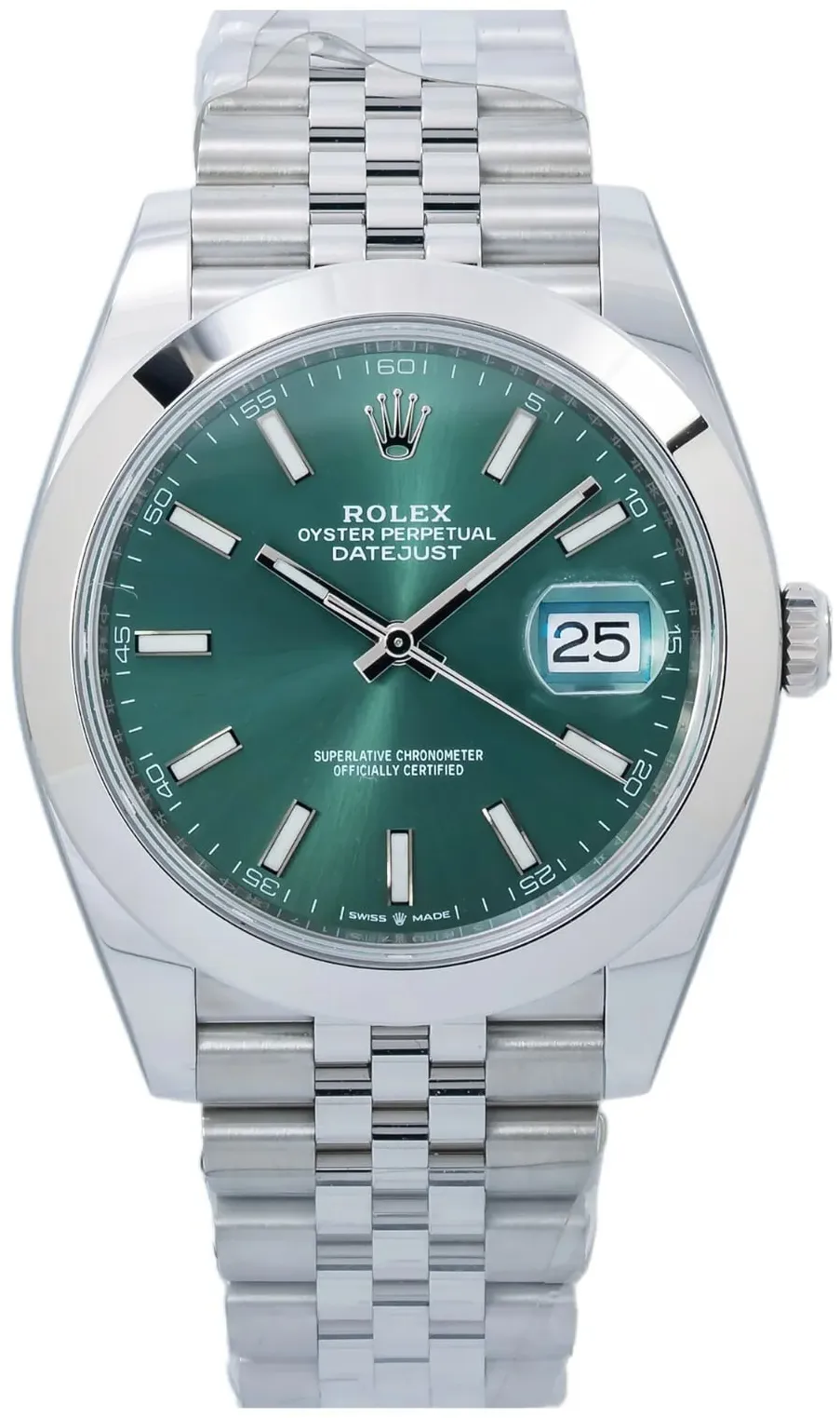 Rolex Datejust 126300-0019 41mm Oystersteel Green