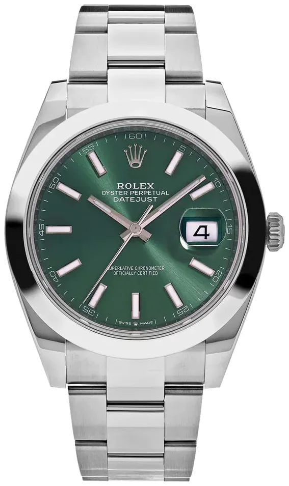 Rolex Datejust 126300-0019 41mm Oystersteel Green