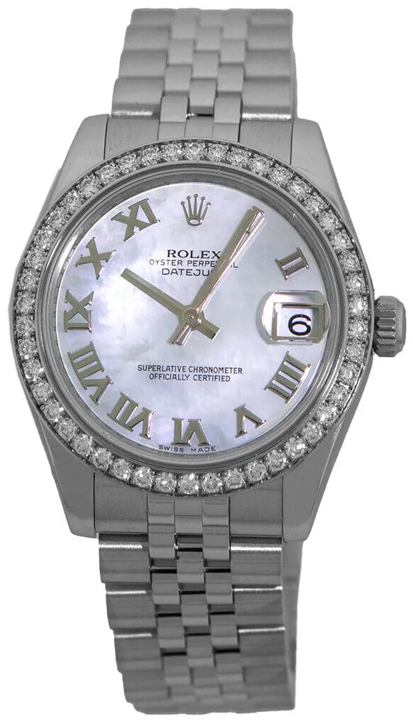 Rolex Datejust 31 178384-0012 31mm White gold White