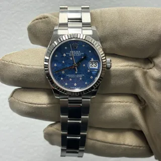 Rolex Datejust 31 278274-0035 White gold and Stainless steel Blue