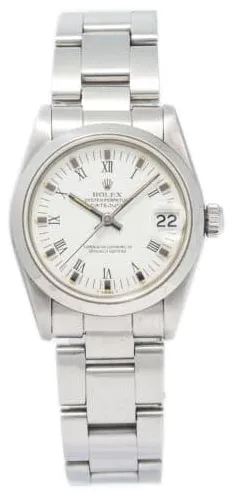 Rolex Datejust 31 68240 31mm Stainless steel White