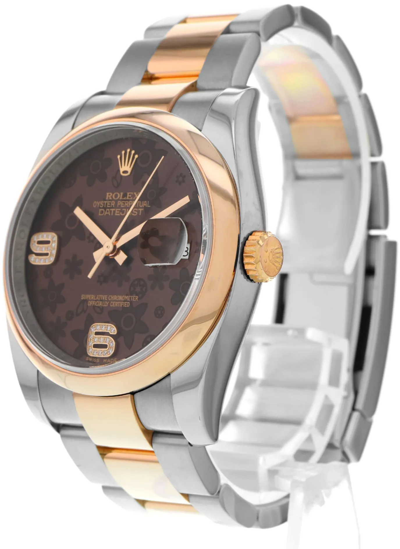 Rolex Datejust 36 116201-0105 36mm Rose gold Brown 2