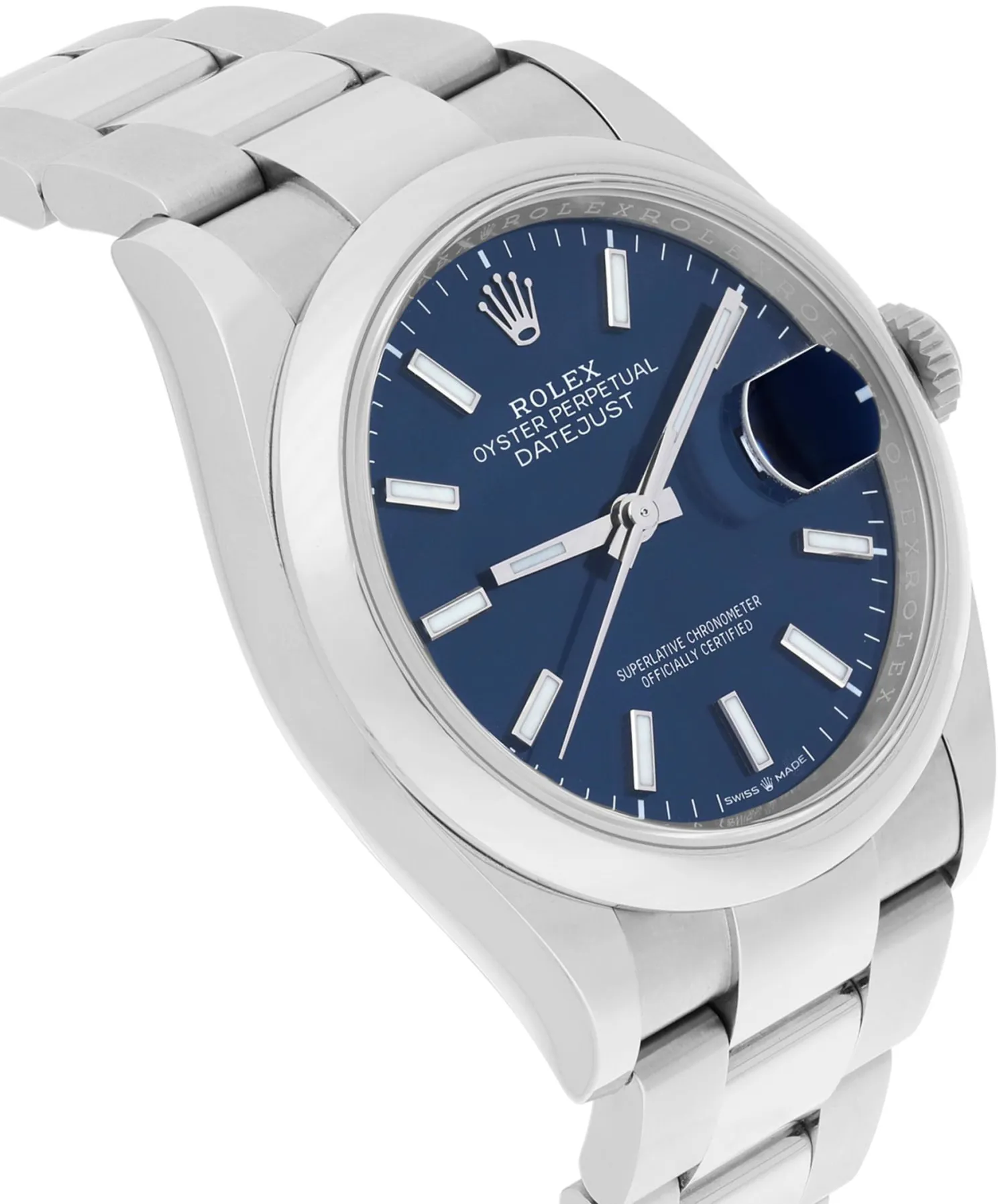 Rolex Datejust 36 126200-0006 36mm Oystersteel Blue 4