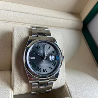 Rolex Datejust 36 126200-0018 Stainless steel Gray