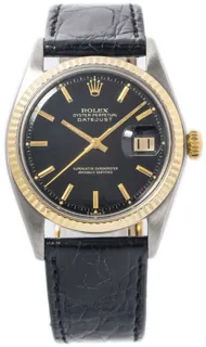 Rolex Datejust 1601 Stainless steel Black