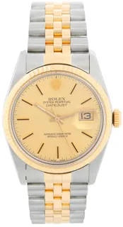 Rolex Datejust 36 16013 Yellow gold Champagne