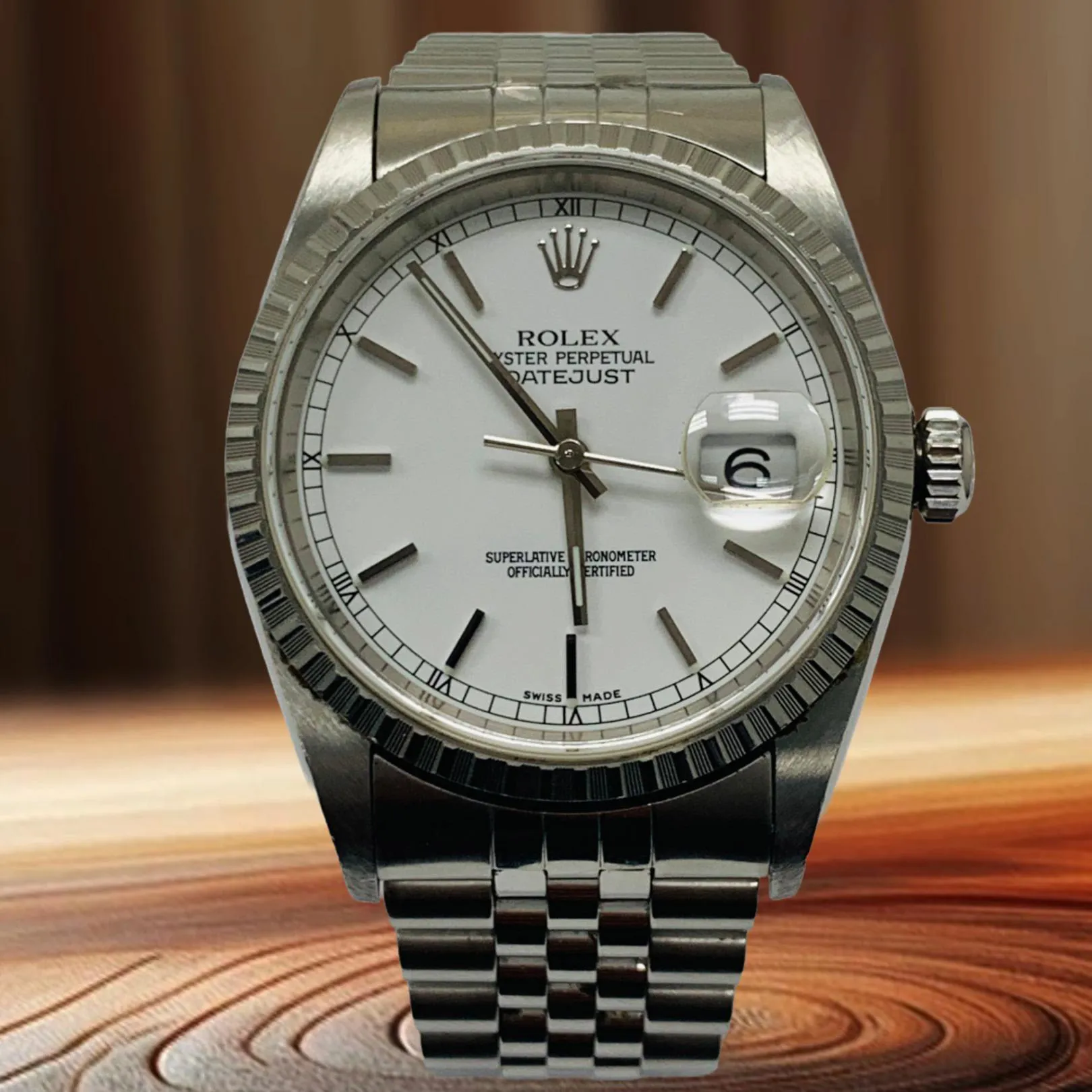 Rolex Datejust 36 16200 36mm Stainless steel Silver