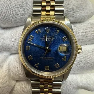 Rolex Datejust 36 16233 Stainless steel Blue