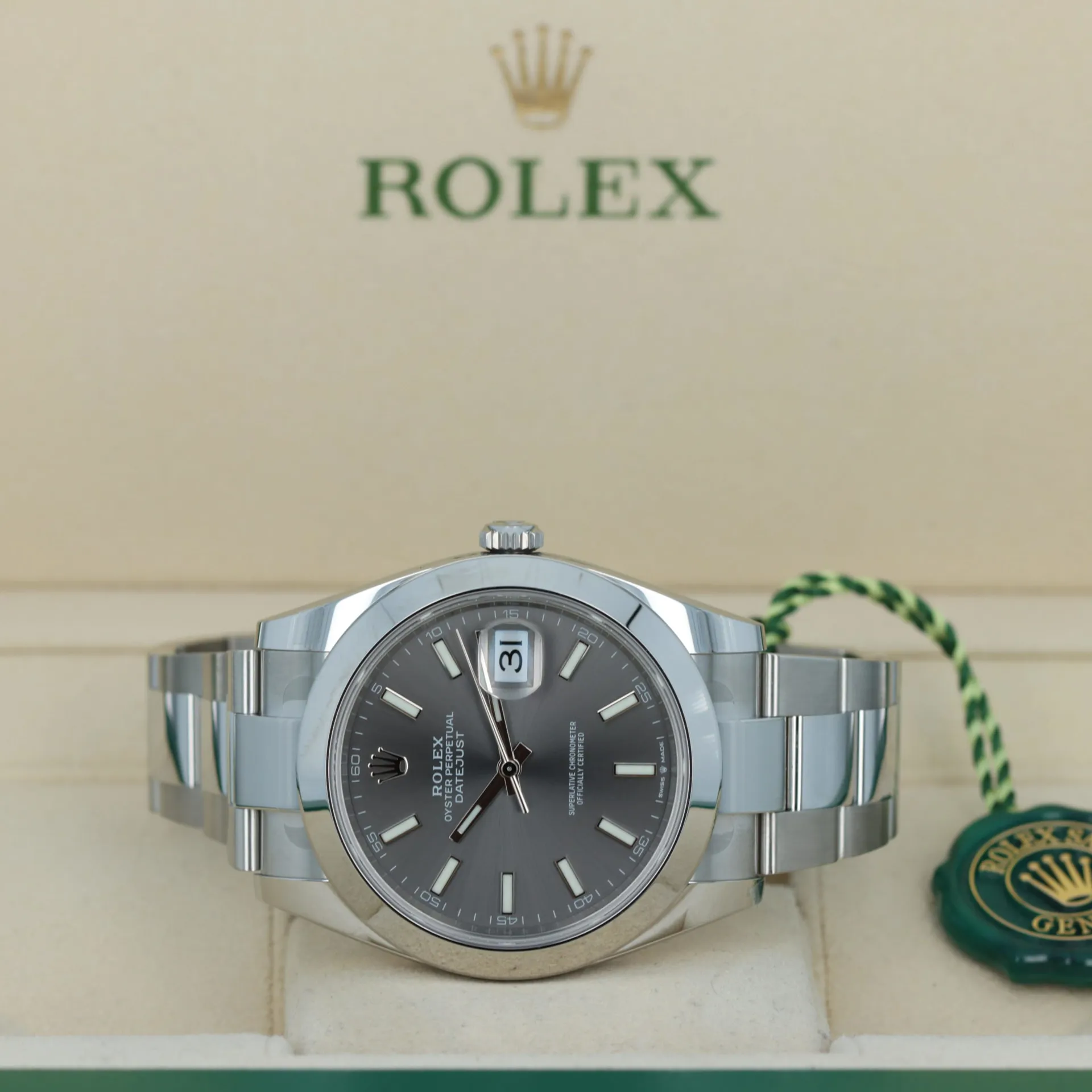 Rolex Datejust 41 126300-0007 41mm Oystersteel Gray 3