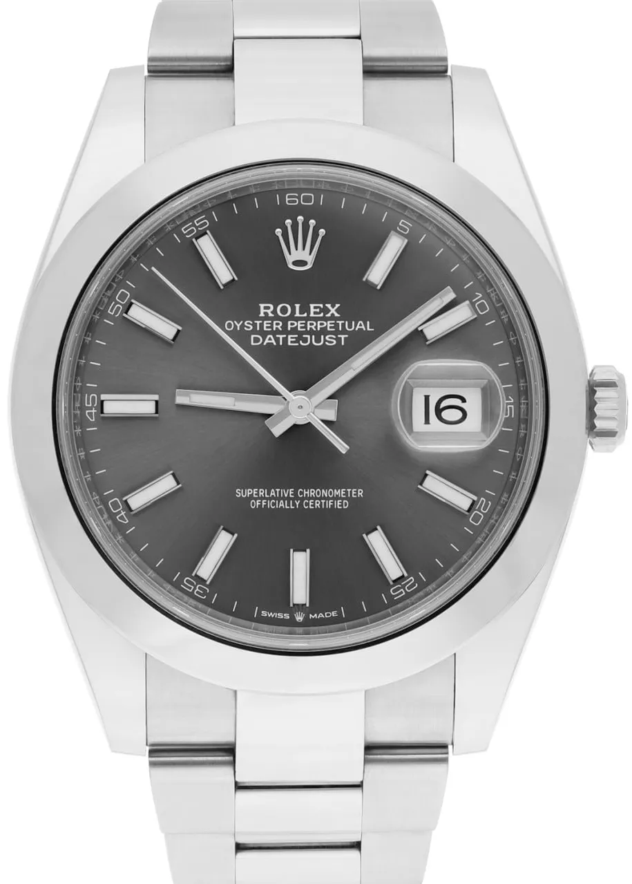 Rolex Datejust 41 126300-0007 41mm Oystersteel Gray