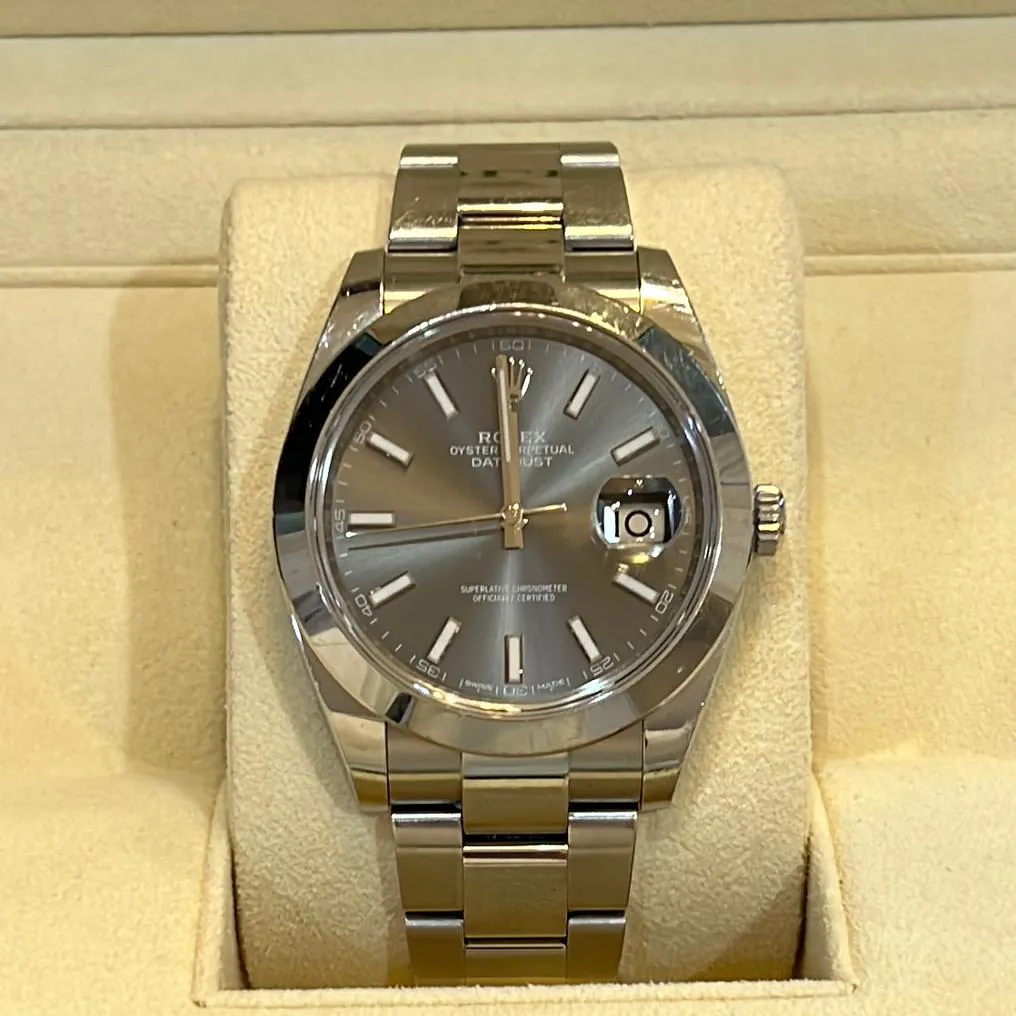 Rolex Datejust 41 126300-0007 41mm Oystersteel Gray