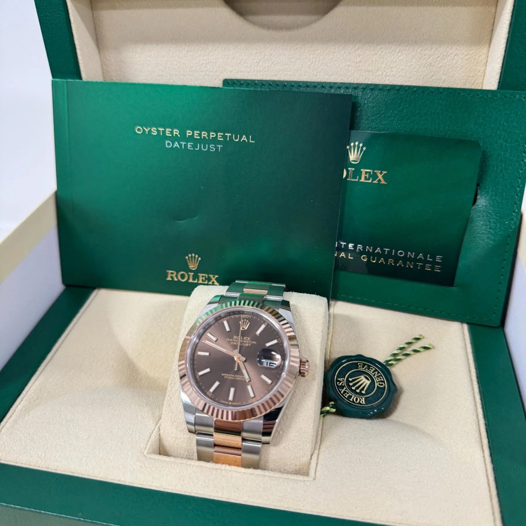 Rolex Datejust 41 126331-0001 41mm Oystersteel and Everose gold Brown 1