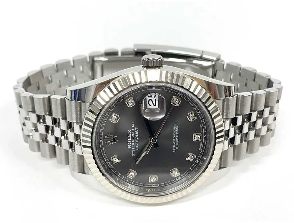 Rolex Datejust 41 126334-0006 41mm White gold and Oystersteel Gray 1