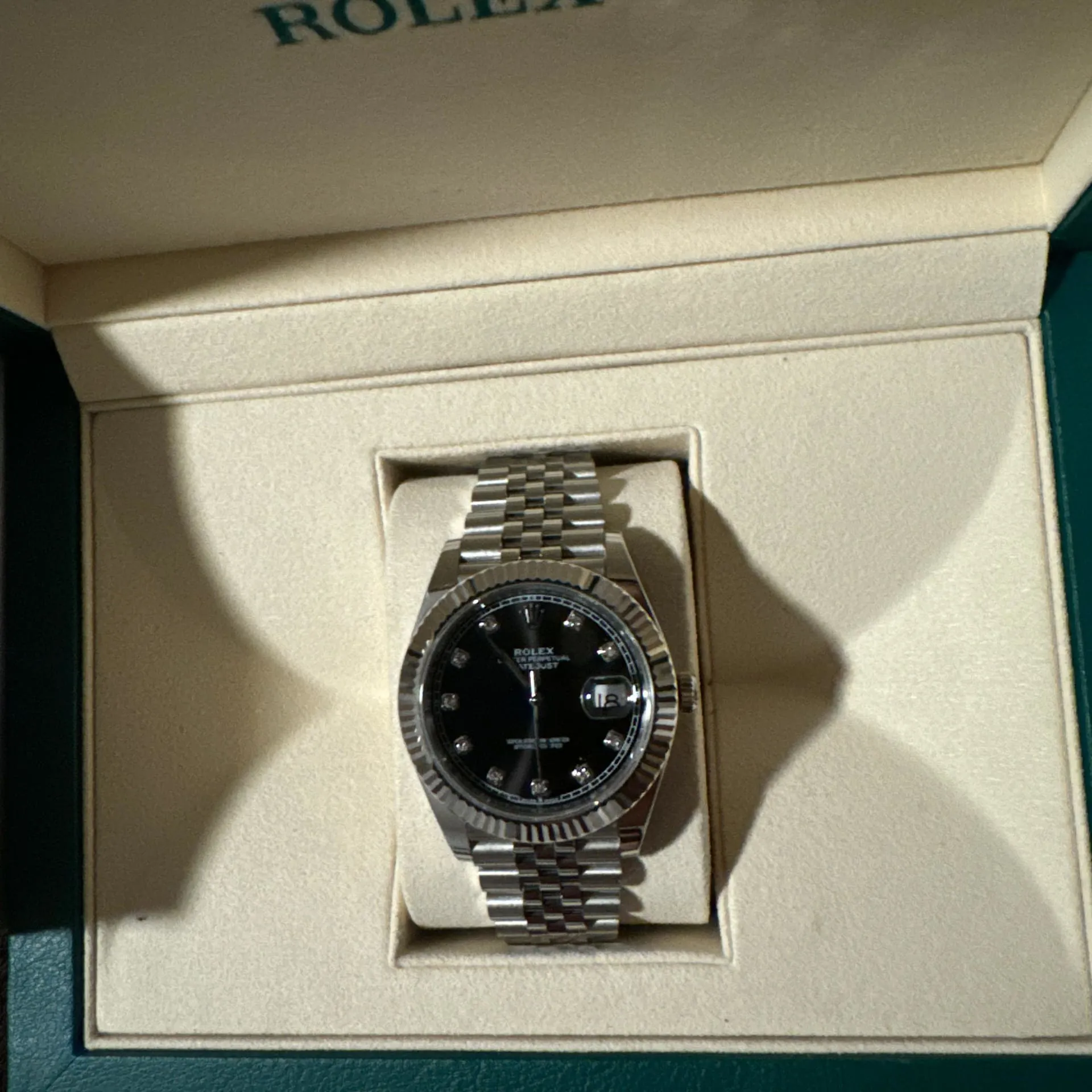 Rolex Datejust 41 126334-0012 41mm White gold and Oystersteel Black