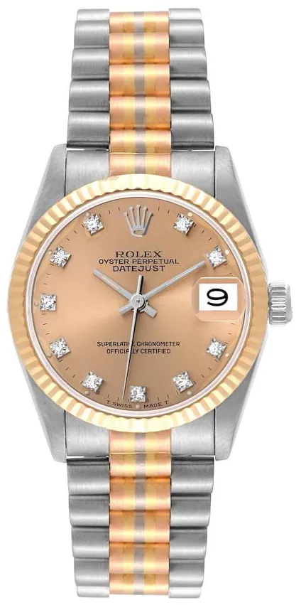 Rolex Datejust 68279B 31mm White gold Rose