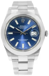 Rolex Datejust II 116300 Stainless steel Blue